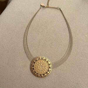Touchstone Crystal Medallion Necklace